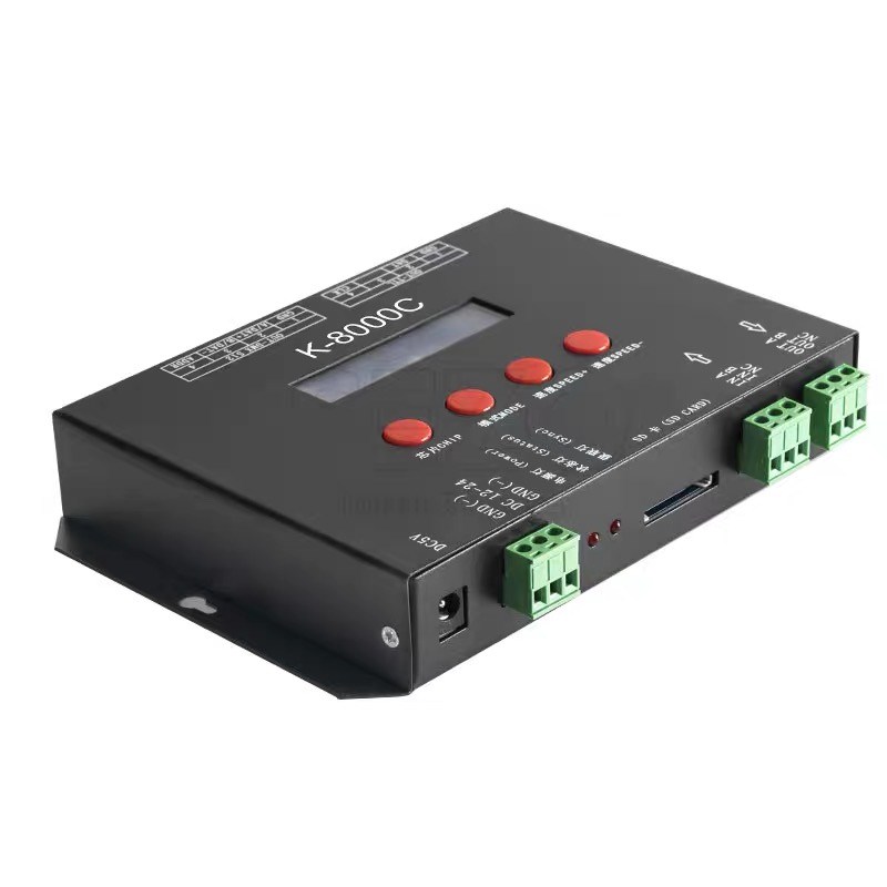 Memory card controller K-8000C 4000 pixels RGB pixel led controller